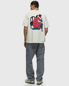 By Parra Face Ball T Shirt Beige Shortsleeves