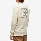 Daily Paper Men's Raysan Crew Neck Sweater in Birch White
