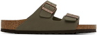 Birkenstock Taupe Regular Arizona Sandals