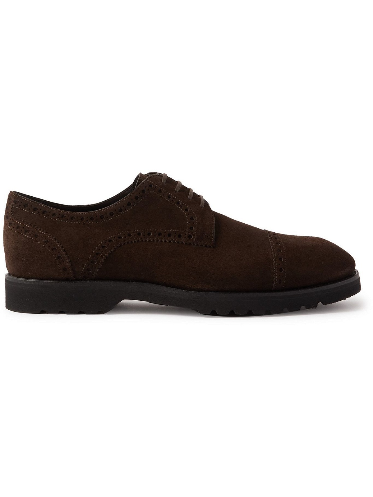 Photo: TOM FORD - Suede Brogues - Brown