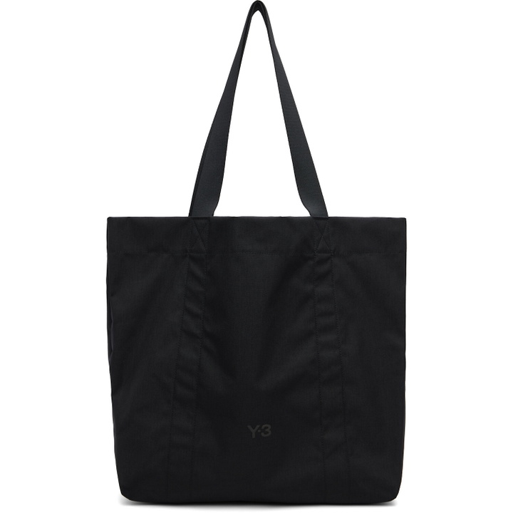 Photo: Y-3 Black Bonded-Logo Tote