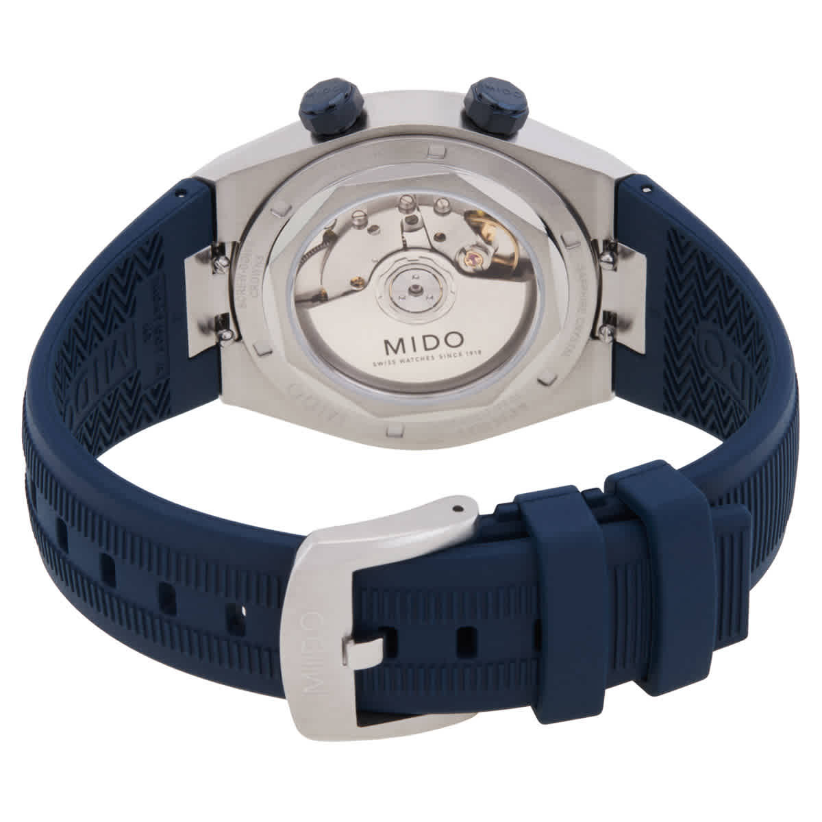 Mido Multifort 8 Two Crowns Automatic Blue Dial Watch M047.507.17.041.00