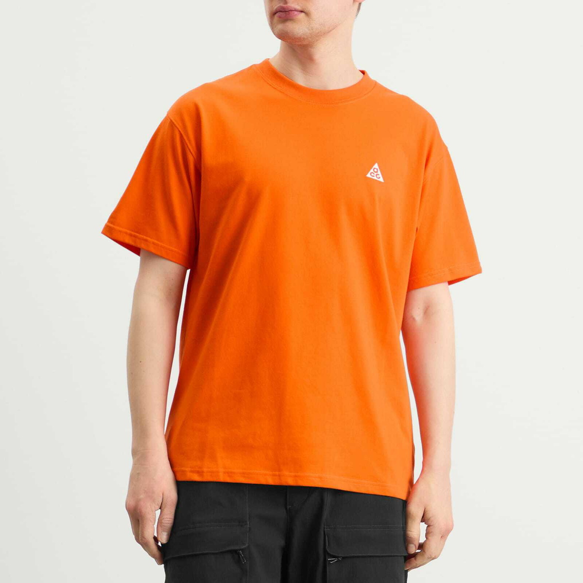 Nike Men's ACG Chest Logo T-Shirt in Safety Orange