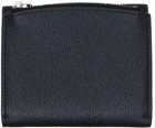 Maison Margiela Black Leather Zip Wallet