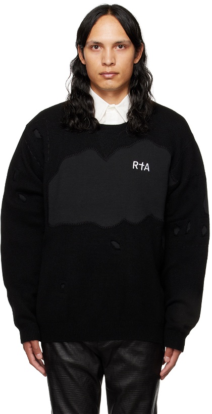 Photo: RtA Black Creed Sweater