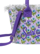 MC2 Saint Barth Flower Cotton Canvas Colette Handbag