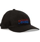 Moncler Genius - 2 Moncler 1952 Awake Logo-Embroidered Cotton-Twill Baseball Cap - Black