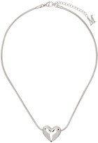Marland Backus Silver Lonely Heart Necklace