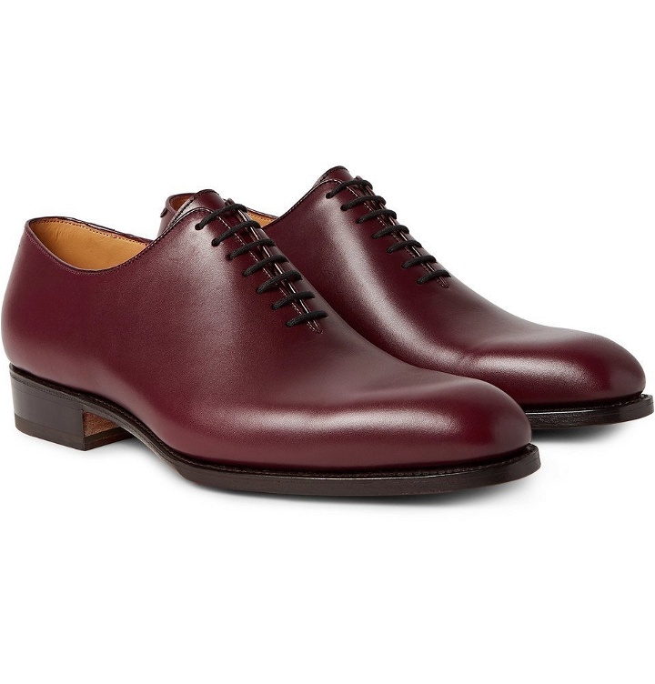 Photo: J.M. Weston - 404 Claridge Whole-Cut Leather Oxford Shoes - Men - Burgundy