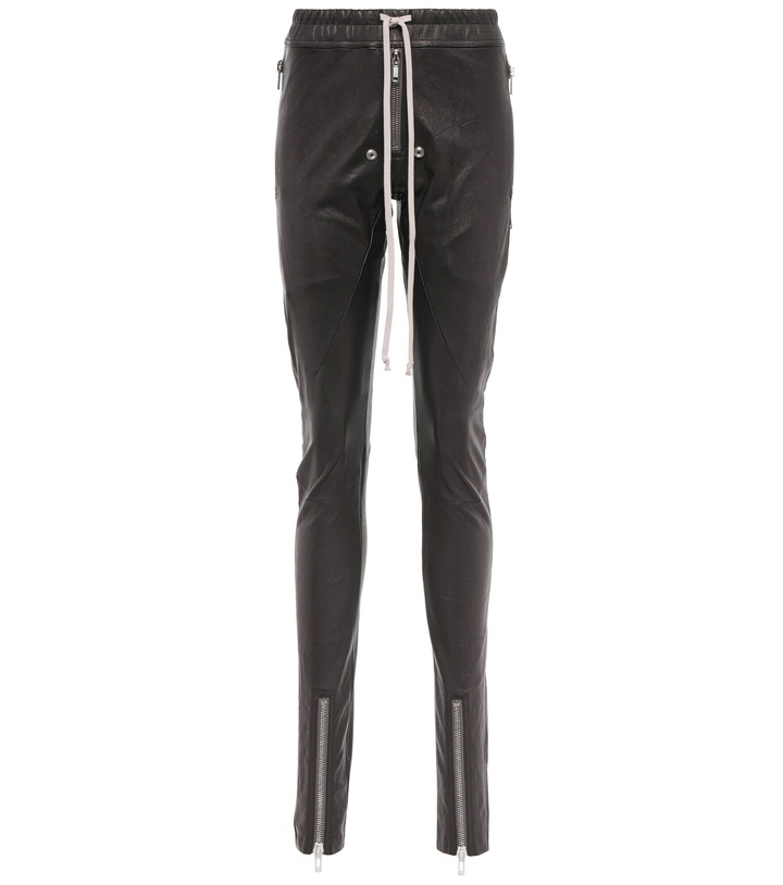 Photo: Rick Owens - Gary skinny leather-blend pants