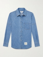 Thom Browne - Denim-Effect Cotton Shirt - Blue