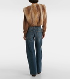 Isabel Marant Alexina faux fur vest