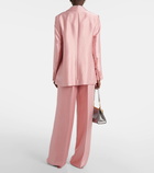 Dorothee Schumacher Slouchy Elegance satin blazer