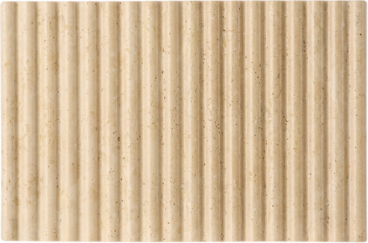 Photo: Binu Binu Beige Travertine Wave Tray