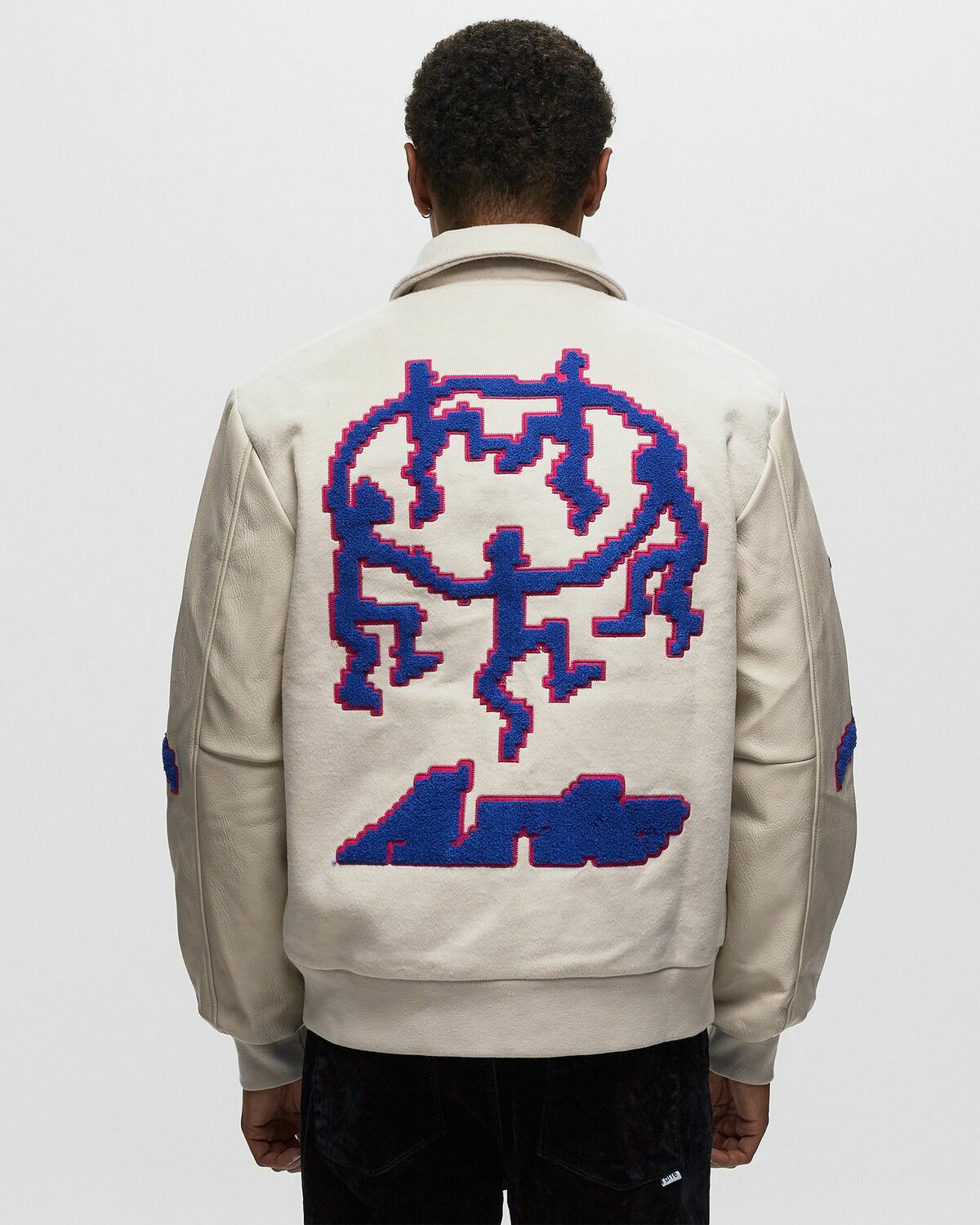 Arte Antwerp Varsity Jacket Beige Bomber Jackets Arte Antwerp