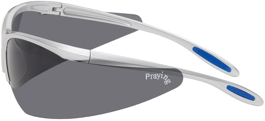 Praying Silver Shield Sunglasses