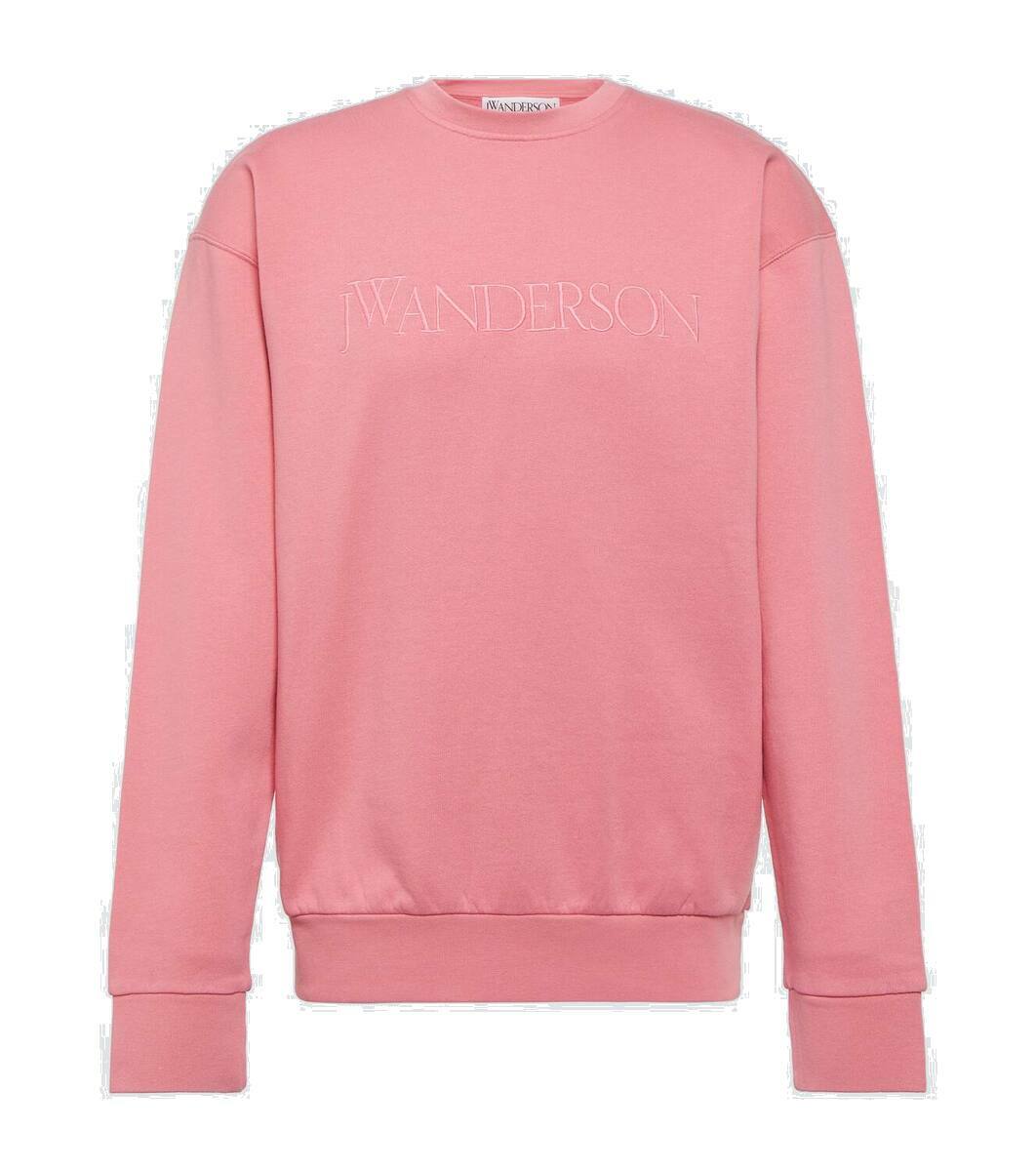 JW Anderson Embroidered cotton jersey sweatshirt JW Anderson JW Anderson Embroidered cotton jersey sweatshirt JW Anderson