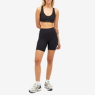 Joah Brown Women's Cross Back Bra Top in Onyx
