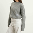 Cecilie Bahnsen Women's Bega Fisherman Knit in Light Grey