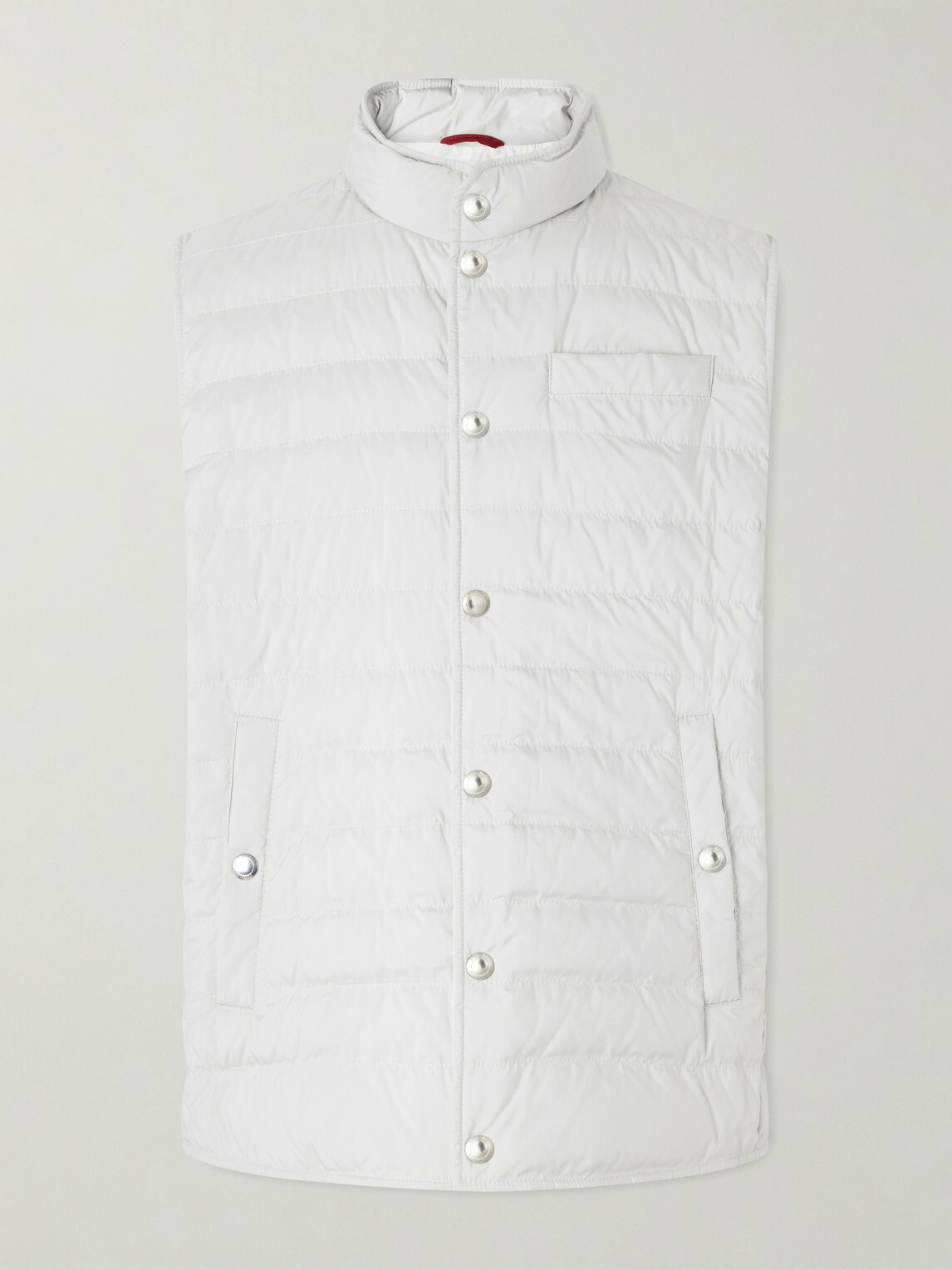 Brunello Cucinelli - Quilted Shell Down Gilet - Neutrals