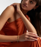 Shay Jewelry 18kt gold tennis bracelet with emeralds