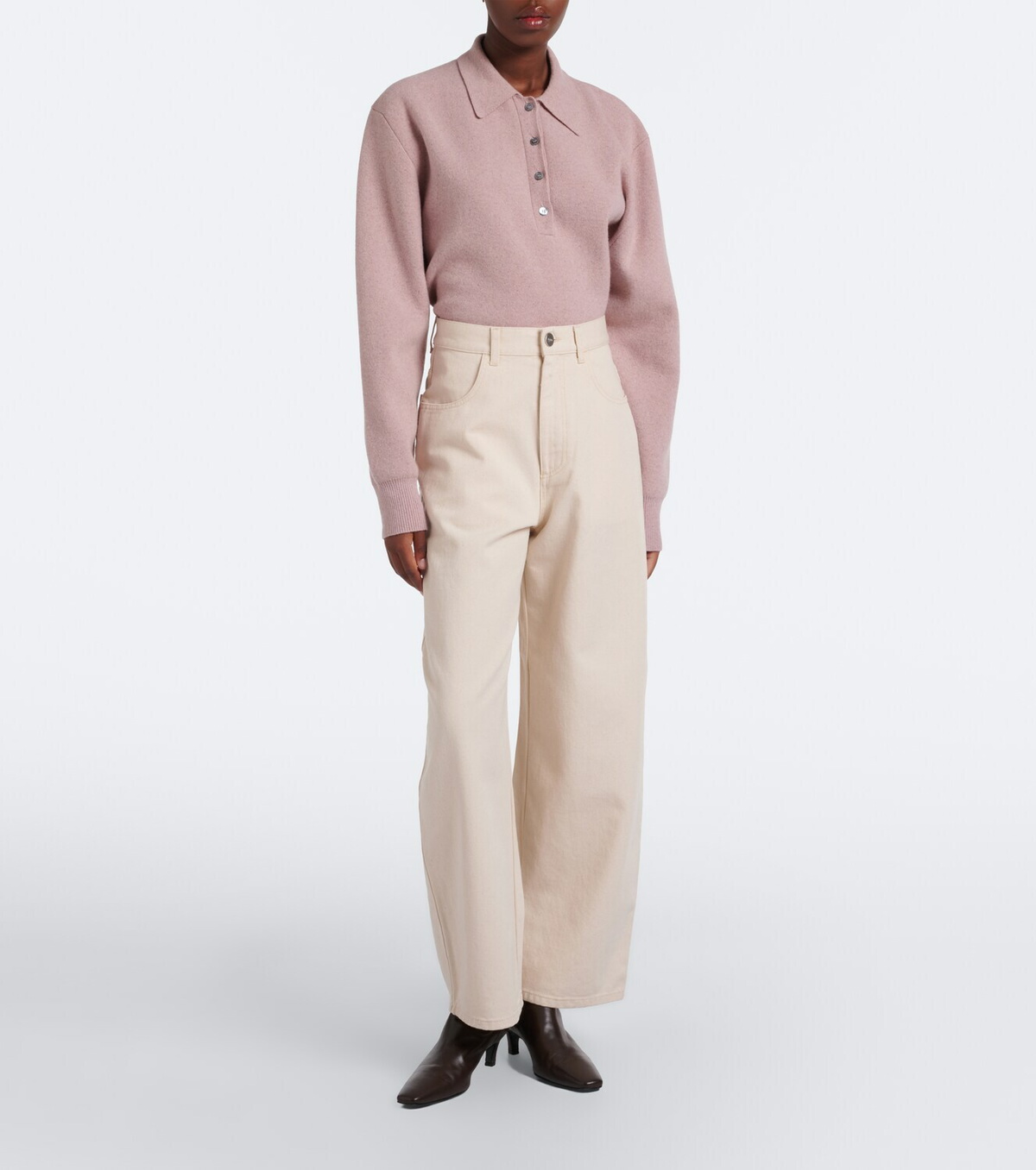 Róhe Berber barrel-leg jeans