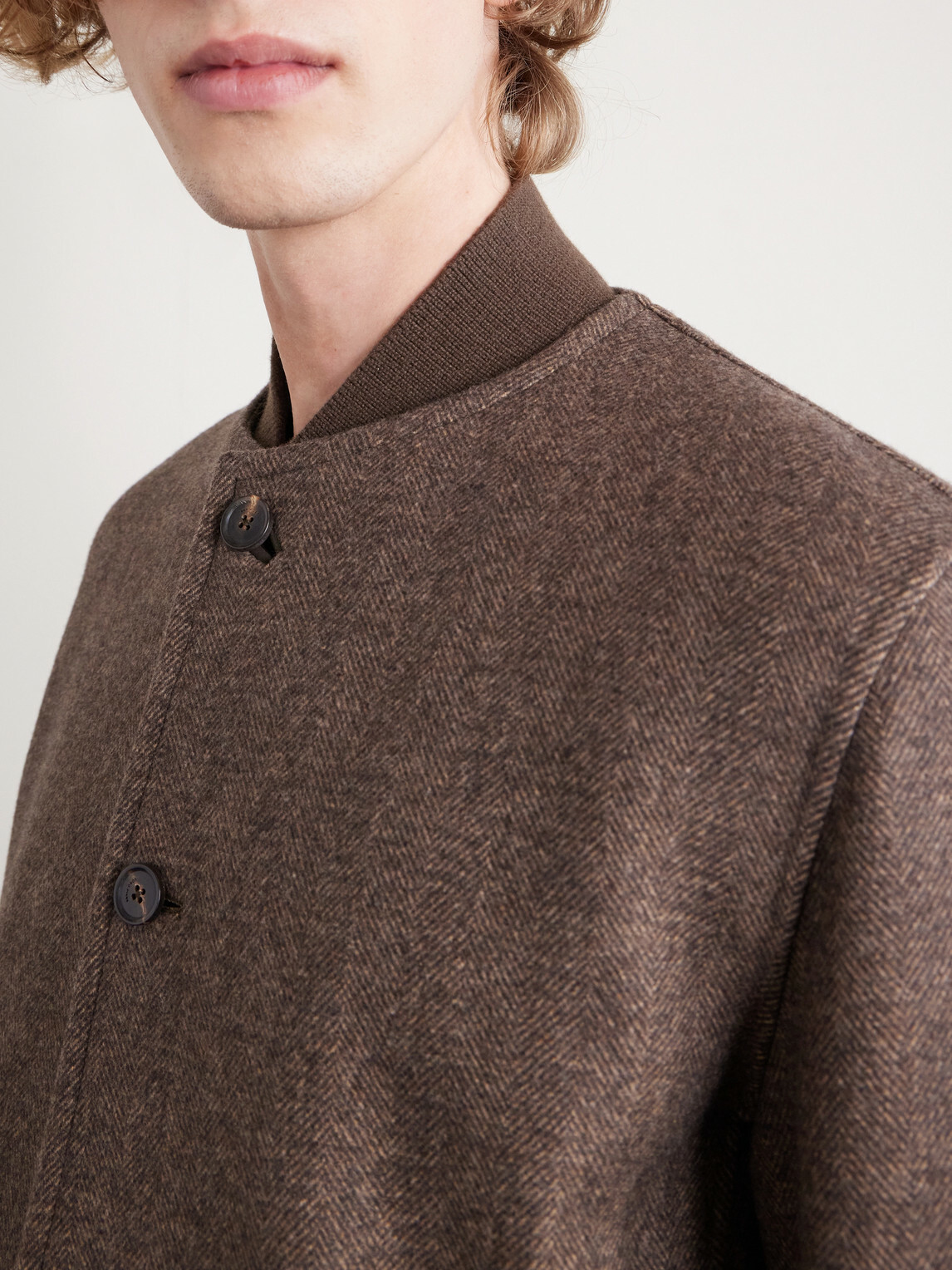 Loro Piana - Chilton Herringbone Virgin Wool and Cashmere-Blend Jacket - Brown