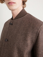 Loro Piana - Chilton Herringbone Virgin Wool and Cashmere-Blend Jacket - Brown
