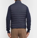 Brunello Cucinelli - Quilted Shell Down Gilet - Men - Navy