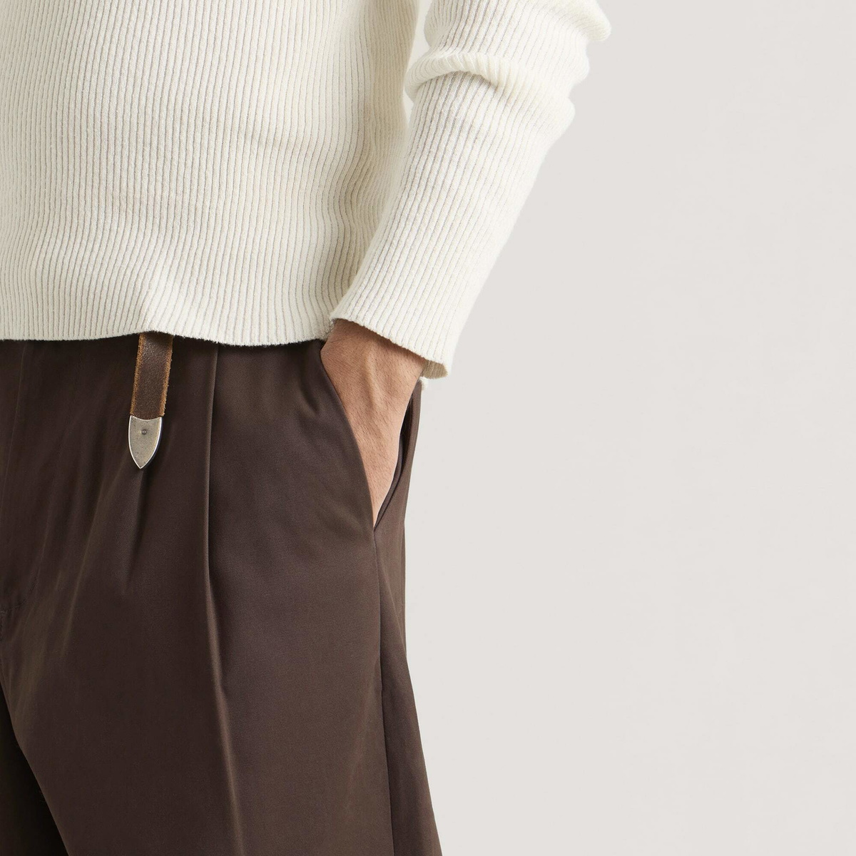 Sage Nation Men's Zushi Trouser in Brown