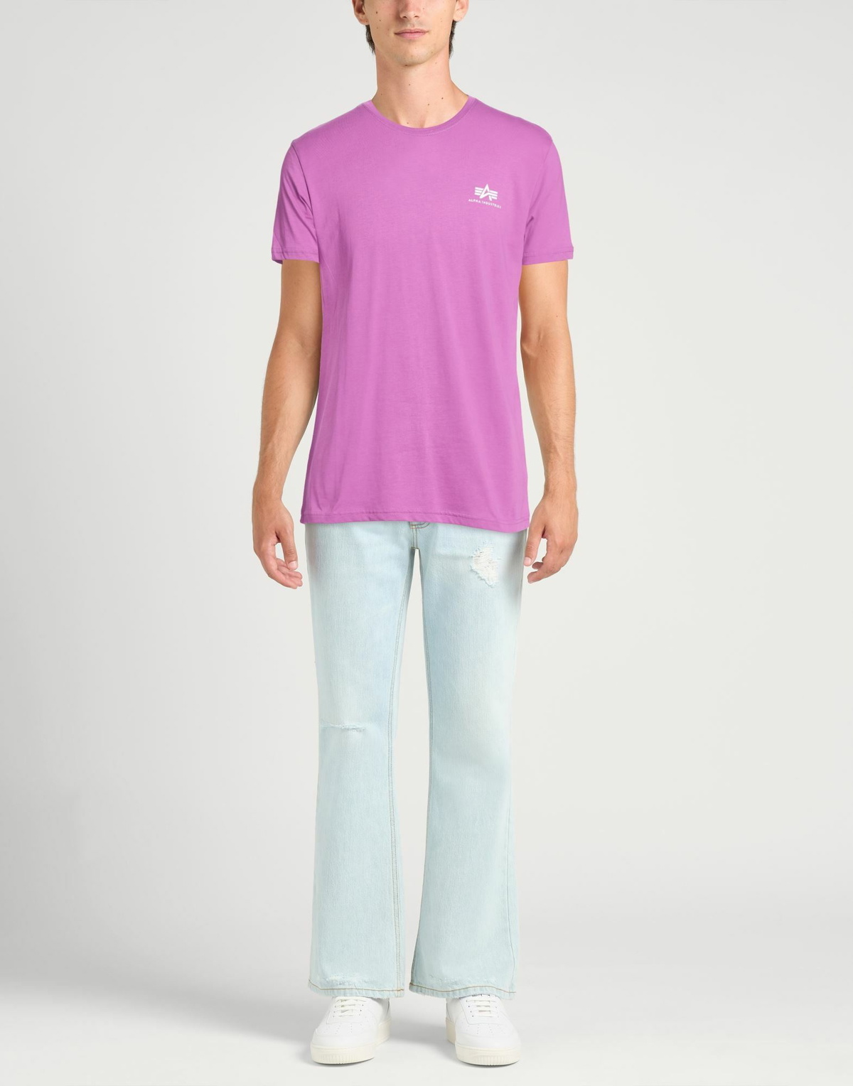 Alpha Industries Mens T-shirt Mauve
