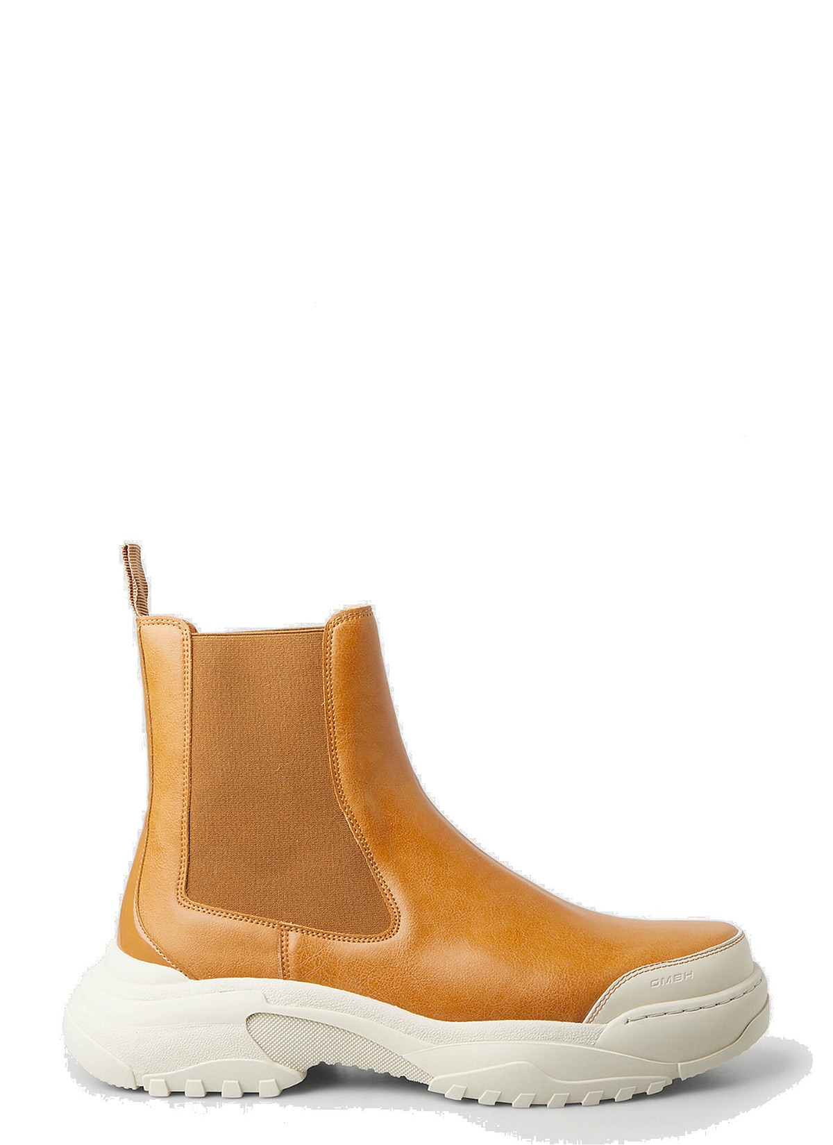 Photo: Faux-Leather Chelsea Boots in Beige