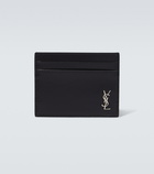 Saint Laurent - Tiny Cassandre leather cardholder