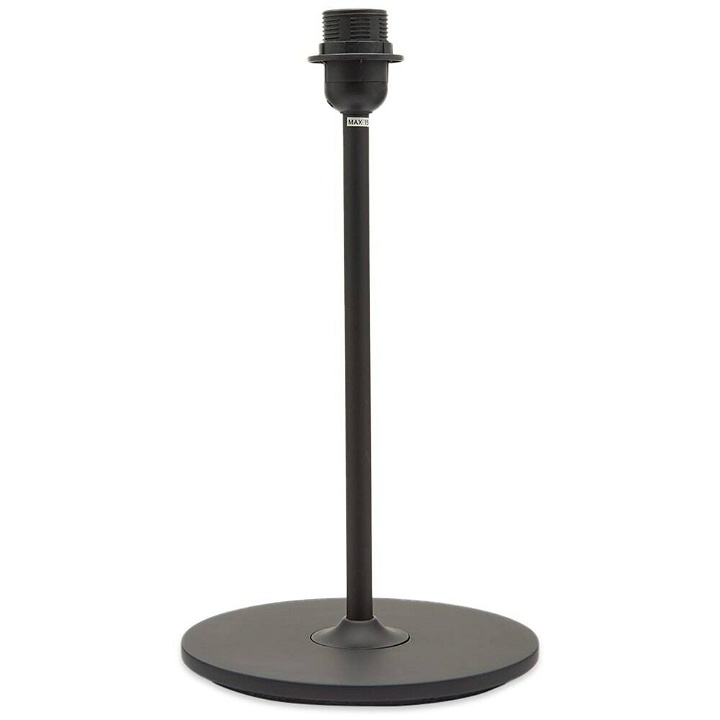 Photo: HAY Common Table Lamp Base Short in Soft Black