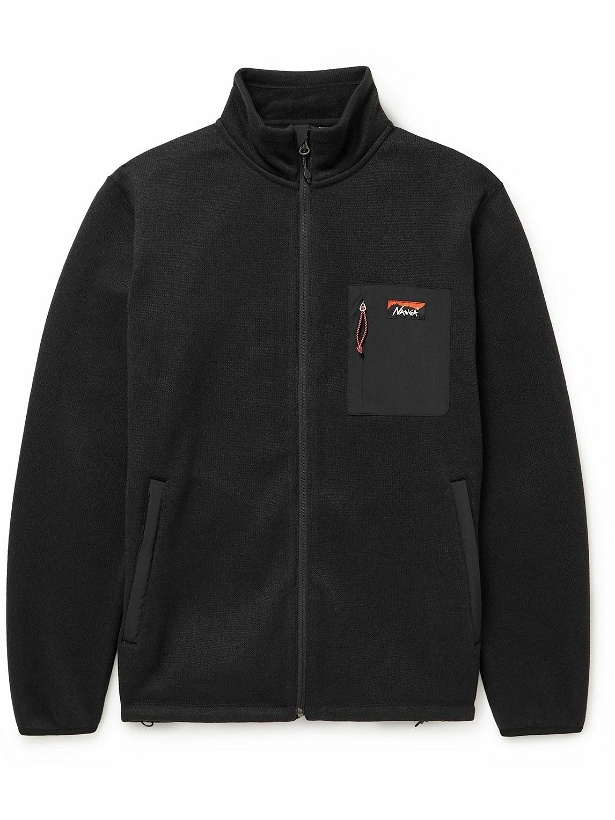 Photo: NANGA - Nylon-Trimmed Polartec® Fleece Zip-Up Sweatshirt - Black