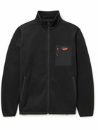 NANGA - Nylon-Trimmed Polartec® Fleece Zip-Up Sweatshirt - Black