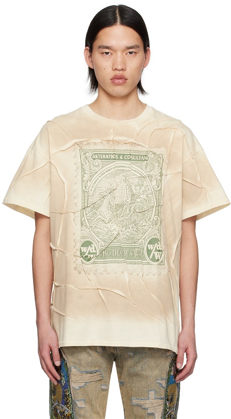 Photo: Who Decides War Beige Currency T-Shirt