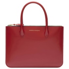 Comme des Garçons Wallet SA5100HA Handles Wallet in Red 