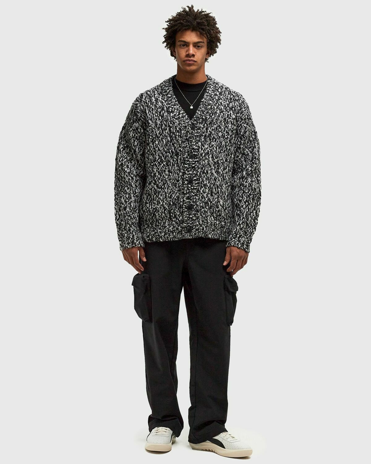 CLOSED CARDIGAN Black Mens Zippers & Cardigan