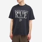 Rhude Men's Black Diamond T-Shirt in Vintage Black