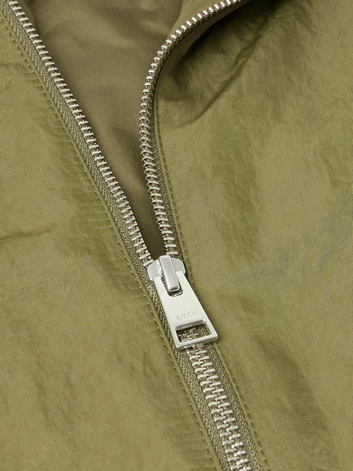AMI PARIS - Serge Shell Nylon Bomber Jacket - Green AMI