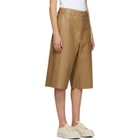 Rika Studios Beige Leather Trousers