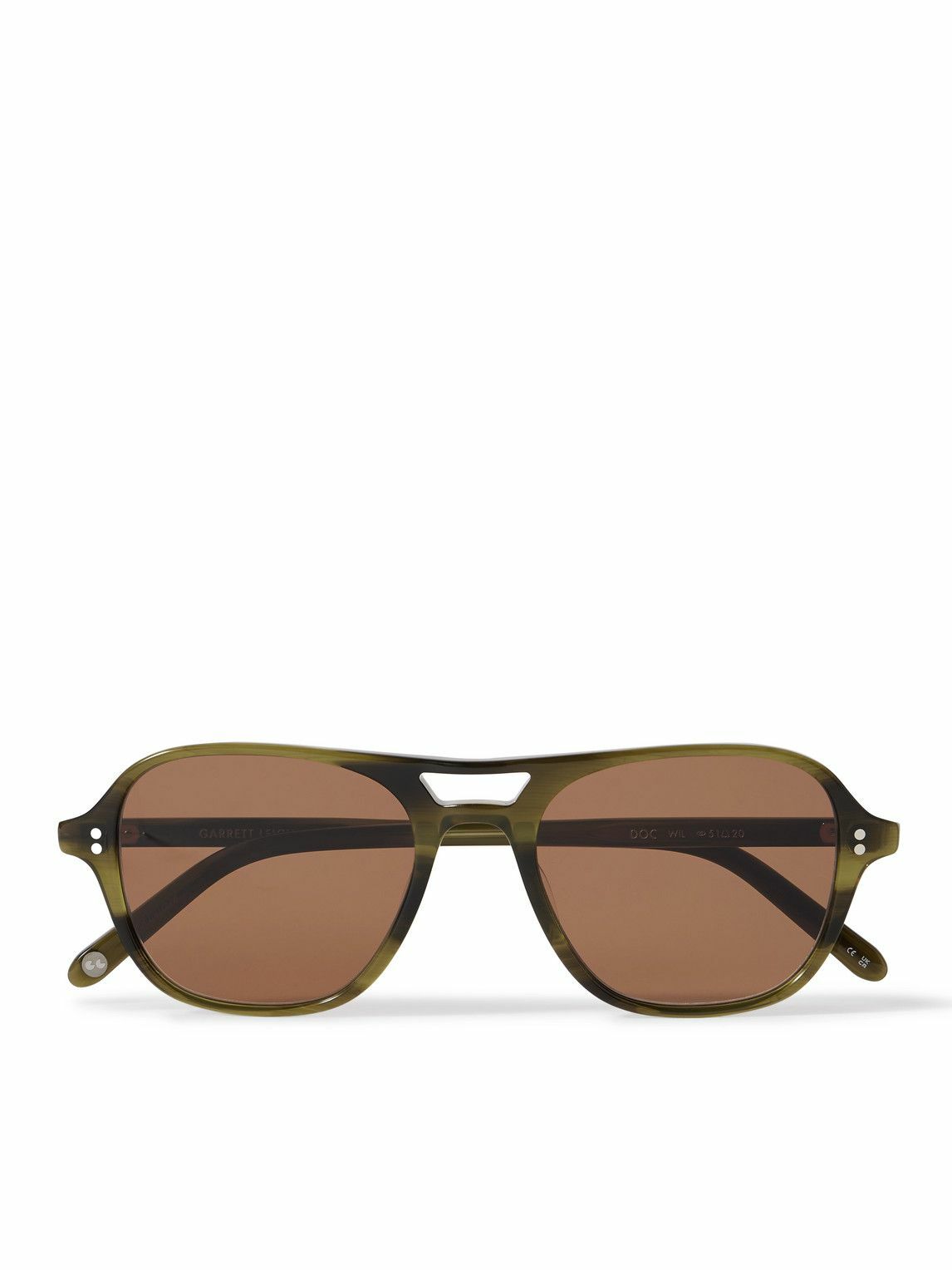 Garrett Leight California Optical - Doc Aviator-Style Acetate Sunglasses