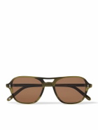 Garrett Leight California Optical - Doc Aviator-Style Acetate Sunglasses