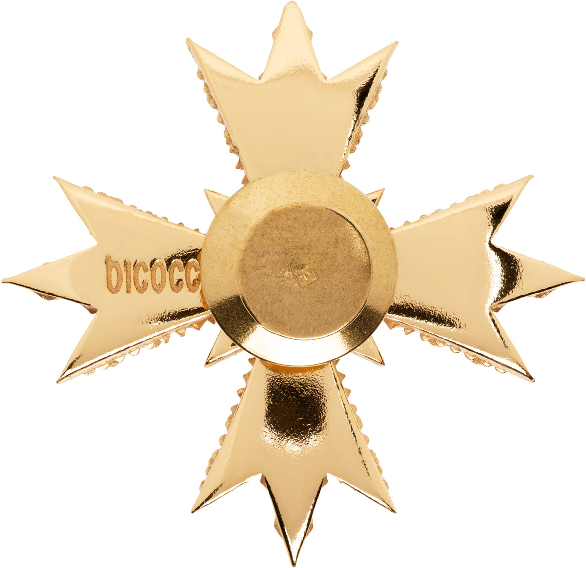 Emanuele Bicocchi Gold Crest Brooch