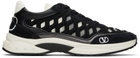 Valentino Garavani Black Ready Go Runner Low Sneakers