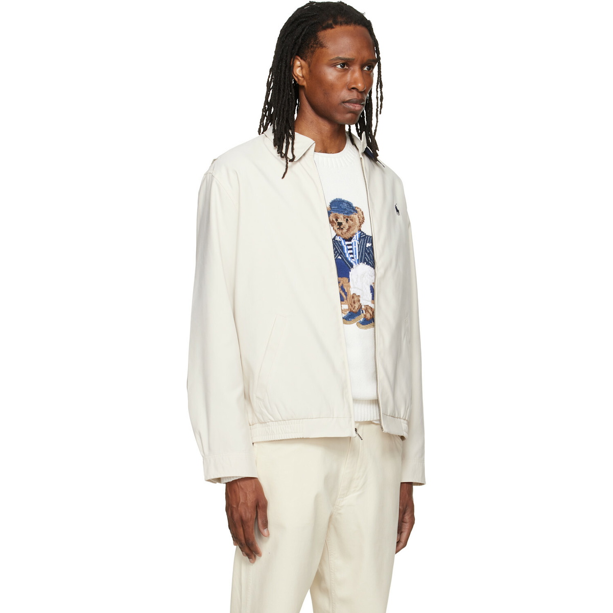 Polo Ralph Lauren Off-White Bi-Swing Jacket Polo Ralph Lauren
