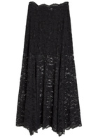 Rabanne Stretch-lace Maxi Skirt Black