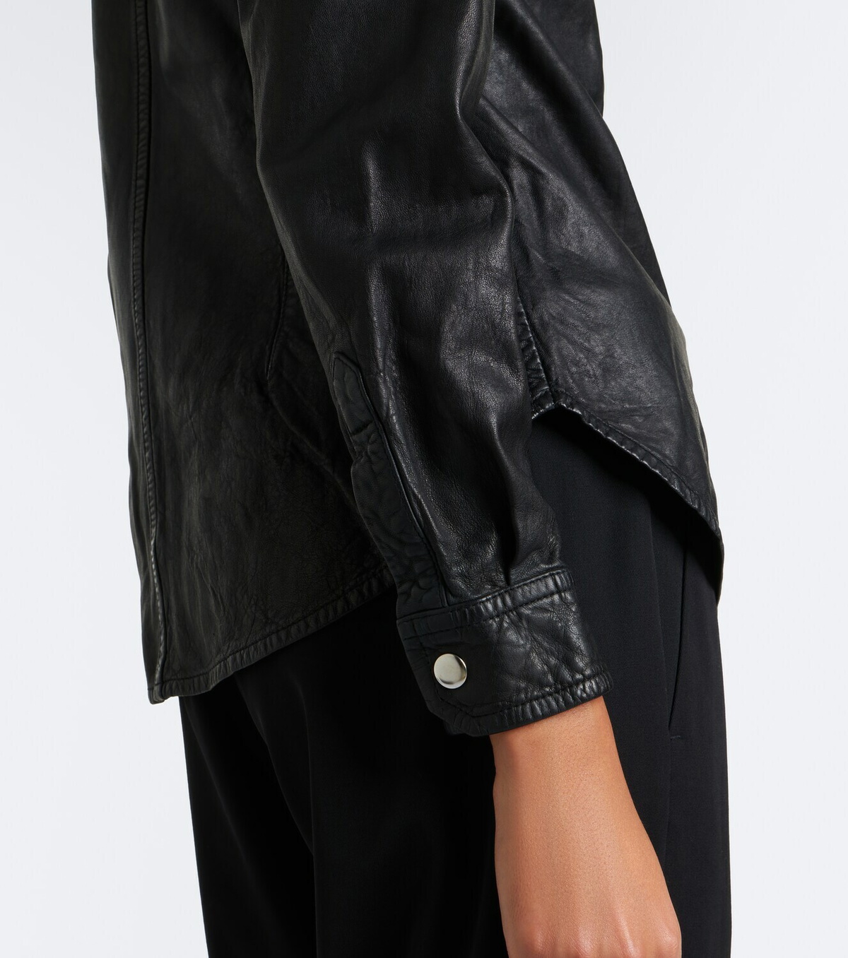 Isabel Marant Valdy leather shirt