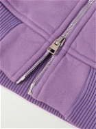 TOM FORD - Cotton-Jersey Zip-Up Hoodie - Purple